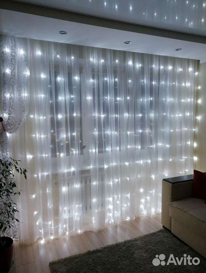 Гирлянда штора