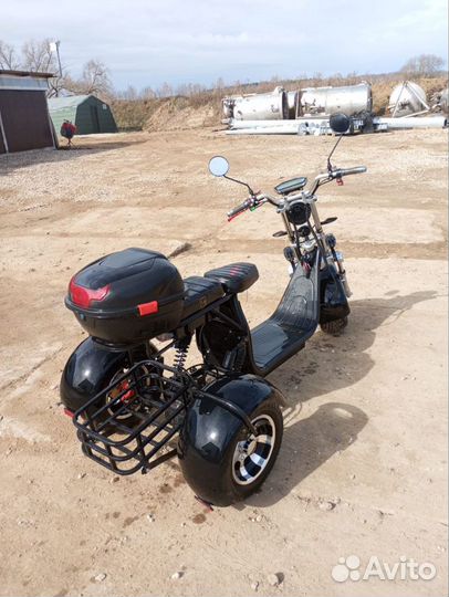 Трехколесный электроскутер Citycoco Trike GT X11