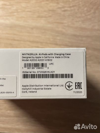 Наушники apple airpods 2 левый с кейсом