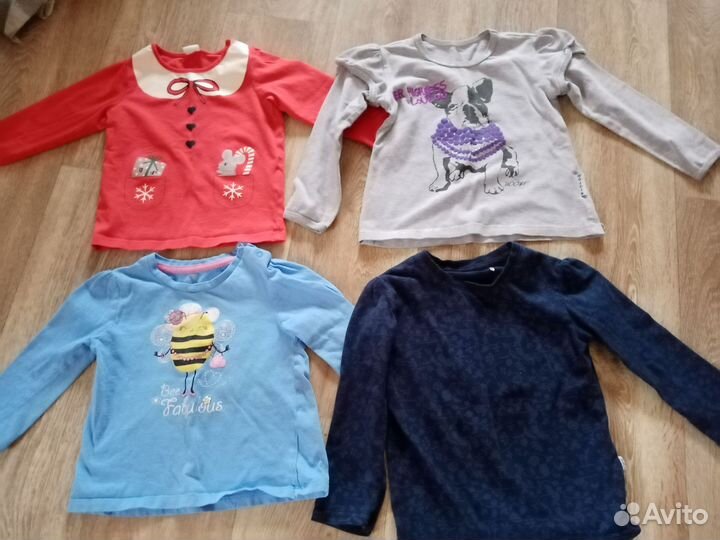Одежда пакетом на девочку 74 80 86