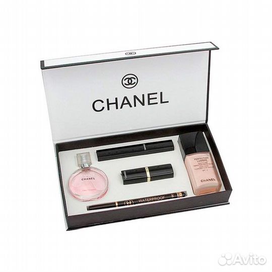 Подарочный набор косметики chanel 6в1 5в1