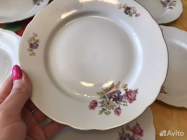 Тарелка Чехословакия 1970г набор