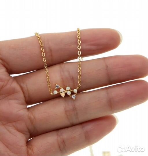 Подвеска с огненным опалом