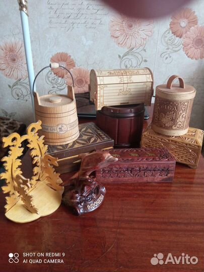 Шкатулки и изделия из дерева