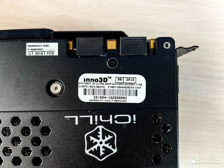 Видеокарта inno3D GeForce GTX 1080Ti 11Gb 352Bit