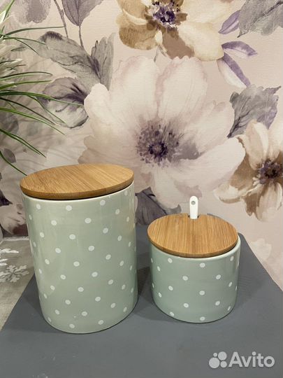 Банки для чая сахара, контейнеры на кухню