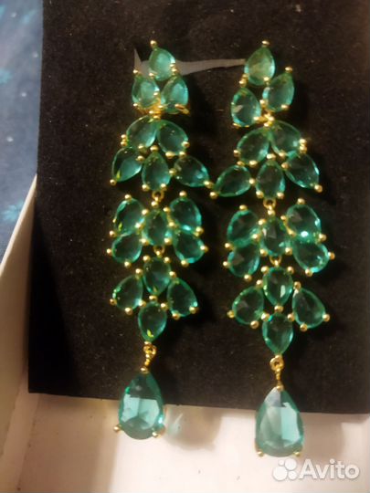 Серьги длинные,гвоздики