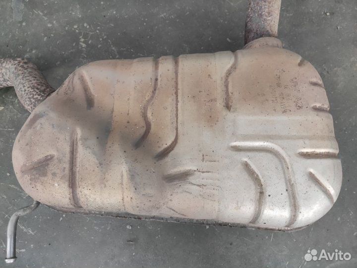 Глушитель Skoda Octavia II рестайлинг cdab 2012