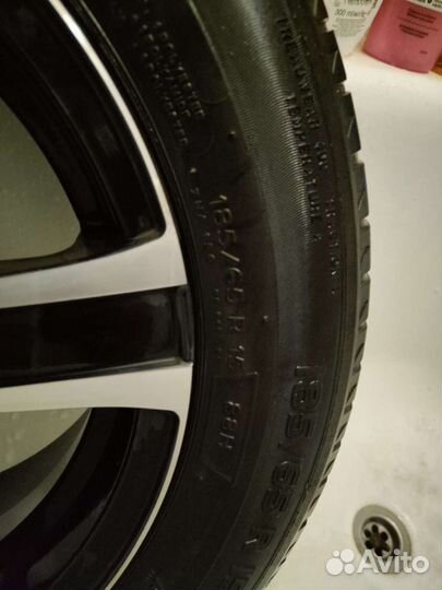 185 65 r15 летняя резина бу комплект на дисках
