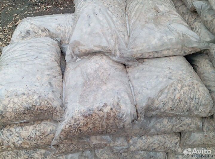 Мешки с декоративной щепой для ландшафта