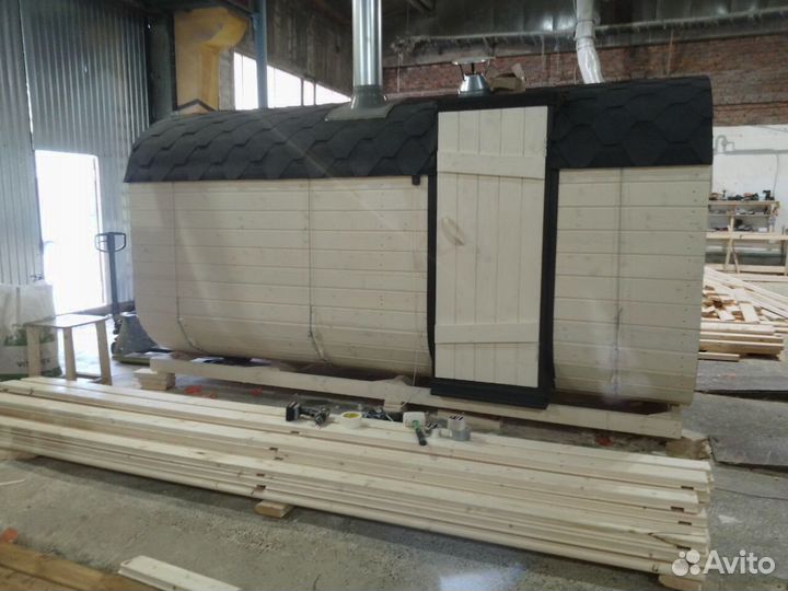 Баня бочка под ключ