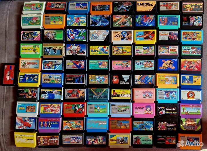 Оригинальные картрижи Famicom
