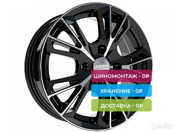 R16 4x100 6J ET52 D54,1 Скад Сочи Алмаз