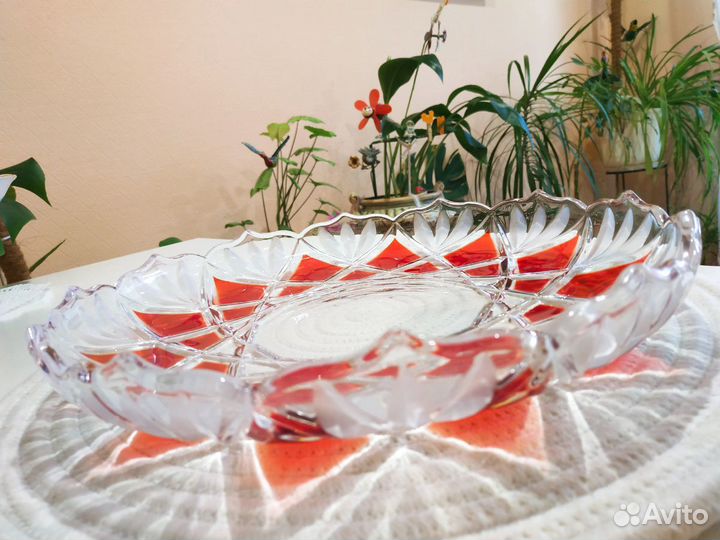 Хрустальное блюдо