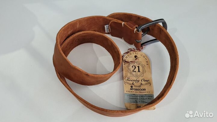 Ремень кожаный McGregor Голландия оригинал.Новый