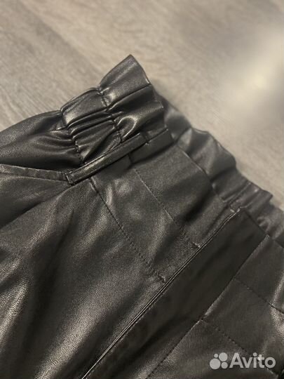 Брюки кожаные