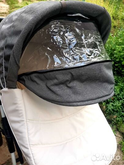 Коляска трехблочная с автолюлькой