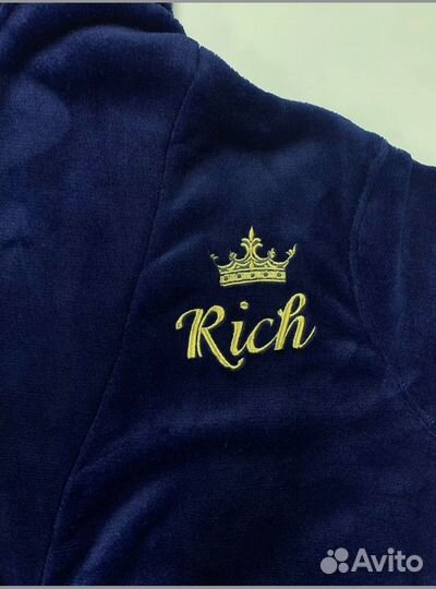 Халат мужской плюшевый