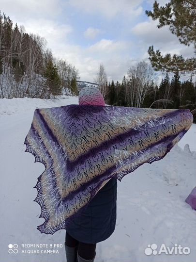 Шаль Сиреневые туманы