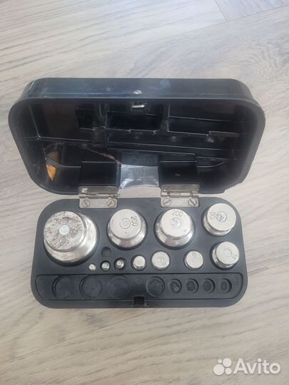 Набор эталонных гирь СССР