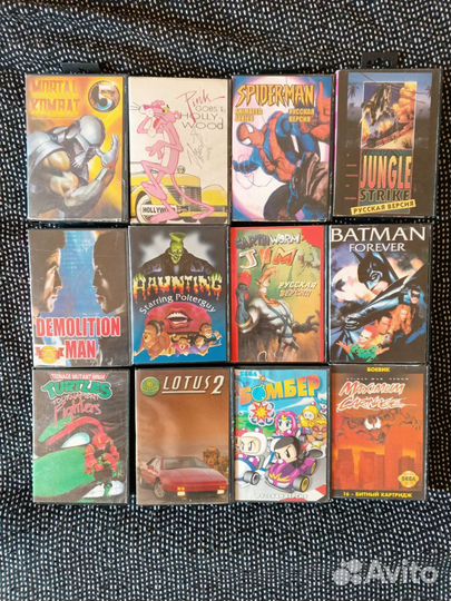 Картриджи для Sega 16 bit