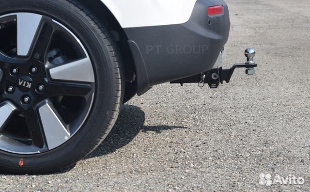 Фаркоп KIA Soul с 2013 - 2018 - 2019 г. - съемный