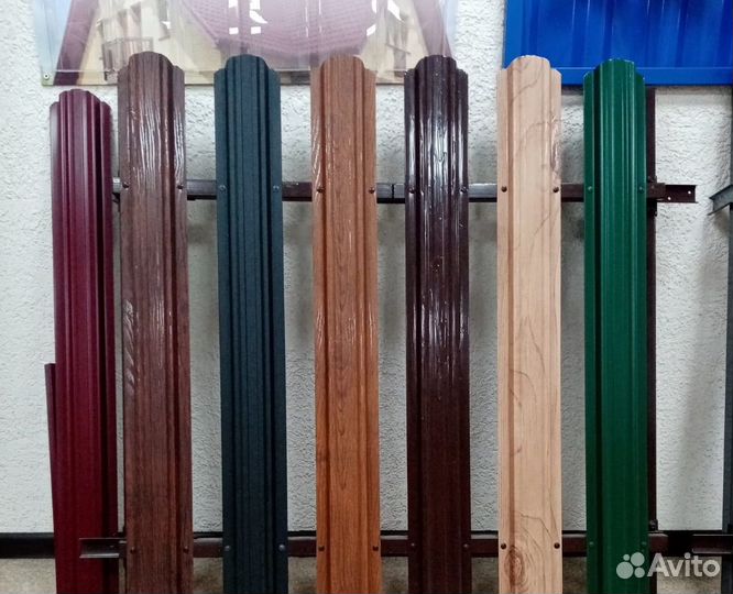 Штакетник металлический