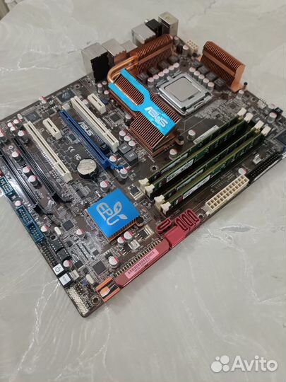 Материнская плата asus p5q e