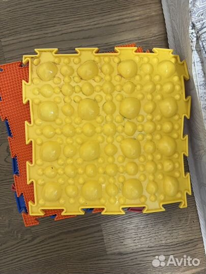 Детский коврик пазл массажный