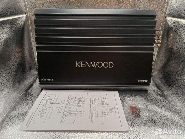 4 канальный усилитель Kenwood 3000w