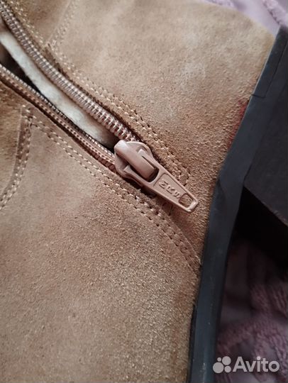 Сапоги казаки женские 39 замша