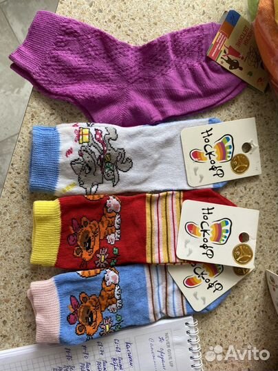 Пакет новых носок р. 12-18