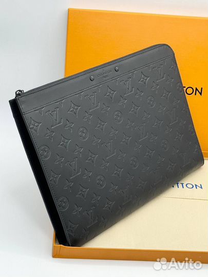 Клатч папка для документов Louis Vuitton А4 кожа