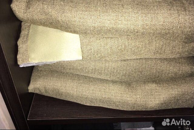 Портьеры новые/комплект штор 4 шт с подвесами