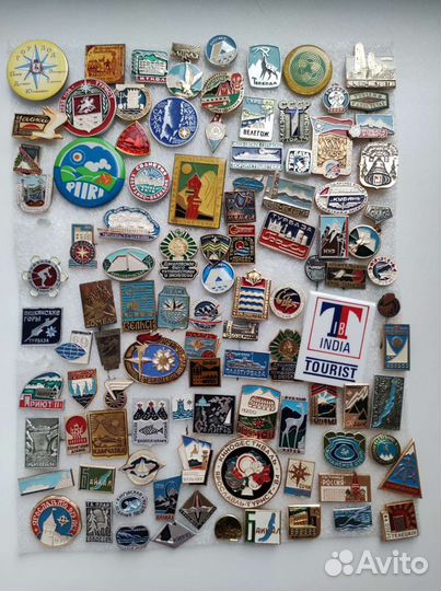 Значки туризм, турбаза, клуб туристов