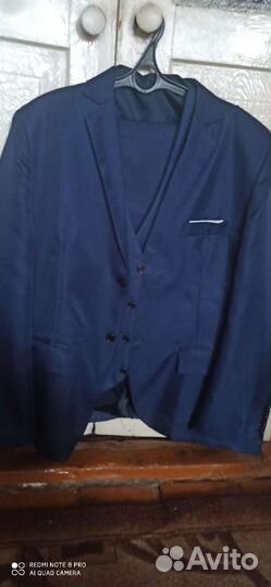 Мужской костюм тройка 56