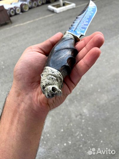 Нож ручной работы - Дамаск