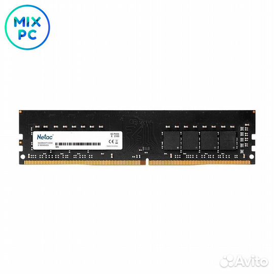 Модуль памяти DDR4 8GB 3200MHz Netac Basic ntbsd4P