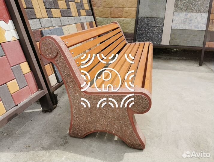 Лавки из бетона Классик у слон декор бетон