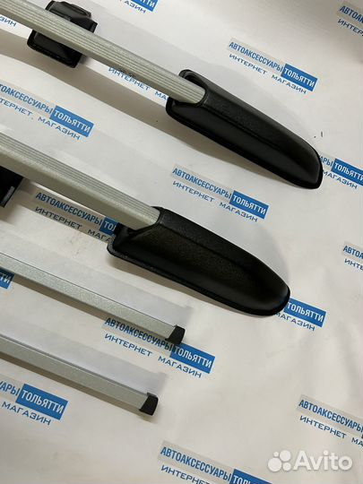 Рейлинги Шевроле-Нива Comfort+багажник/серебро