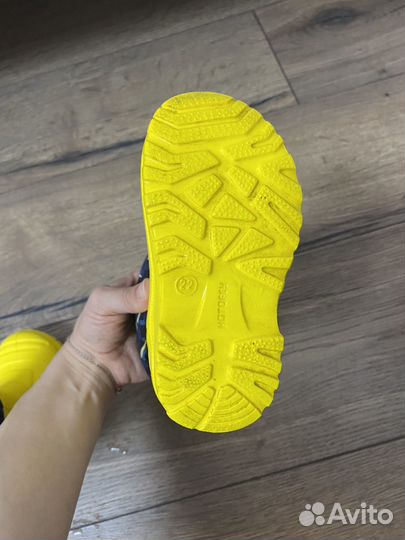 Детские резиновые сапоги котофей 22 размер