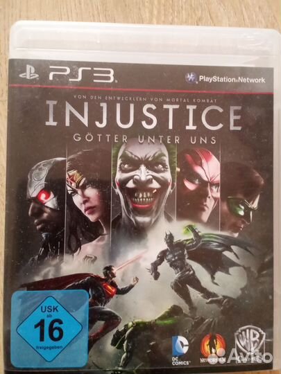 Диски для playstation 3 injustice