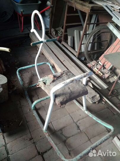 Козырек над крыльцом сп. тарелка, детская качалка