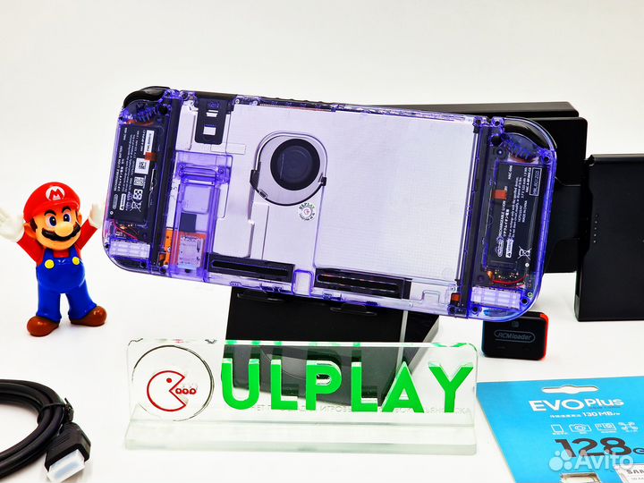 Nintendo Switch Atomic Purple + любые игры