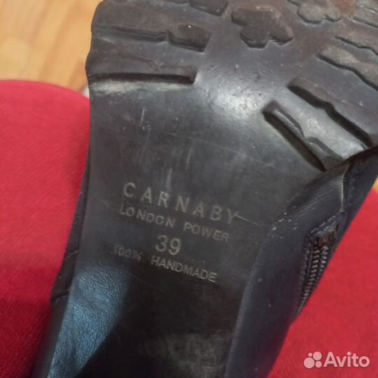 Сапоги нат. кожа и мех Carnaby London 39раз