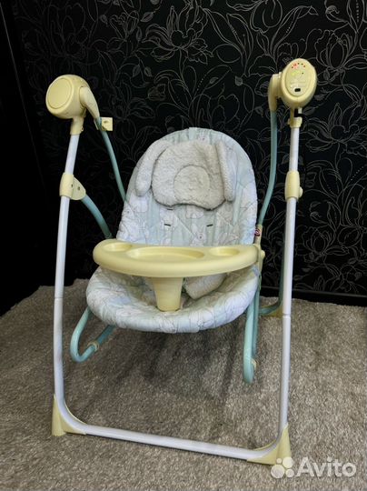 Детские электронные качели Happy Baby