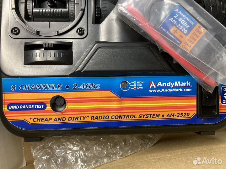 Аппаратура радиоуправления (приемник + передатчик)