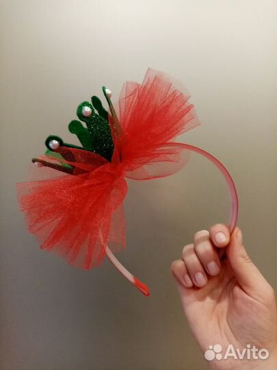 Ободок для волос ручной работы