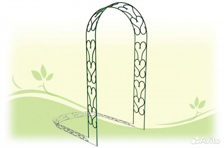 Арка садовая металлическая