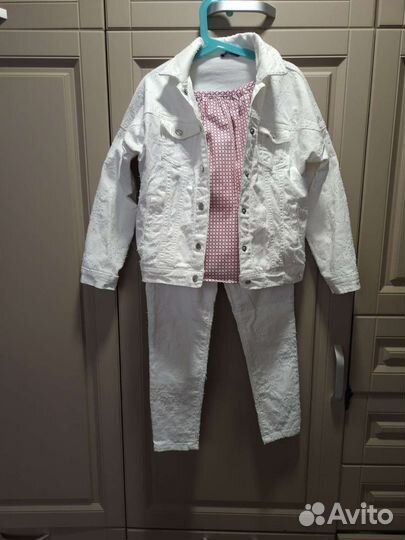 Комплект брендовых вещей на девочку 122-128
